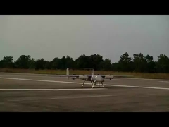 Drone UAV industrial quatro braços e oito rotores leva a uma forte capacidade de resistência ao vento